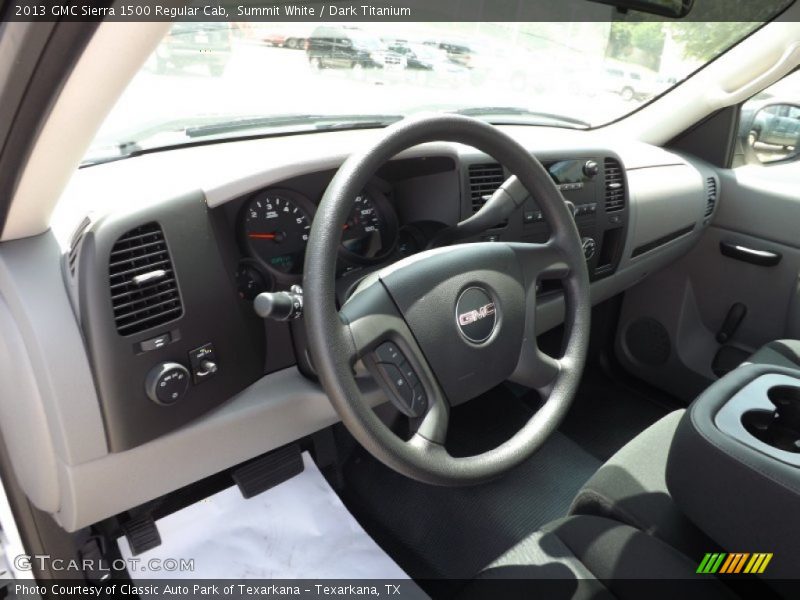 Summit White / Dark Titanium 2013 GMC Sierra 1500 Regular Cab