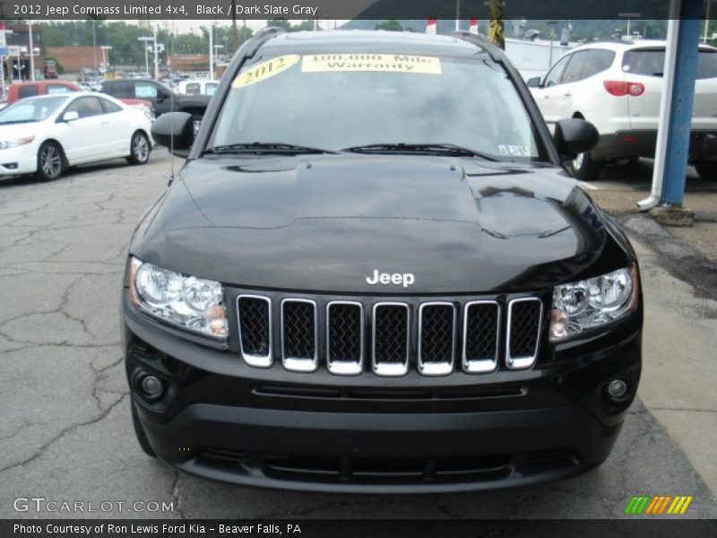 Black / Dark Slate Gray 2012 Jeep Compass Limited 4x4