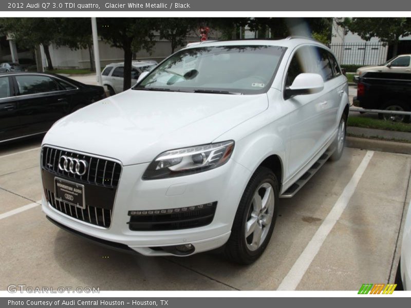 Glacier White Metallic / Black 2012 Audi Q7 3.0 TDI quattro