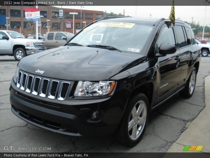 Black / Dark Slate Gray 2012 Jeep Compass Limited 4x4