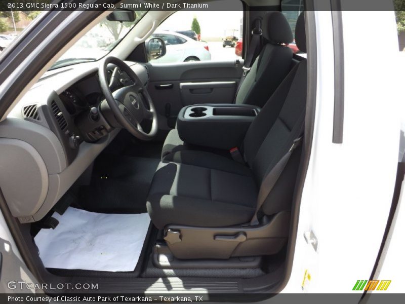 Summit White / Dark Titanium 2013 GMC Sierra 1500 Regular Cab