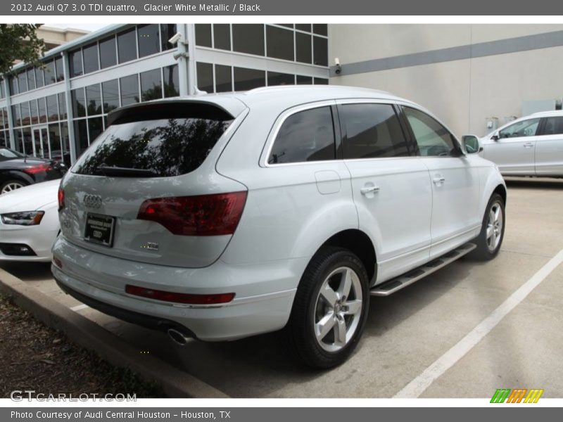 Glacier White Metallic / Black 2012 Audi Q7 3.0 TDI quattro