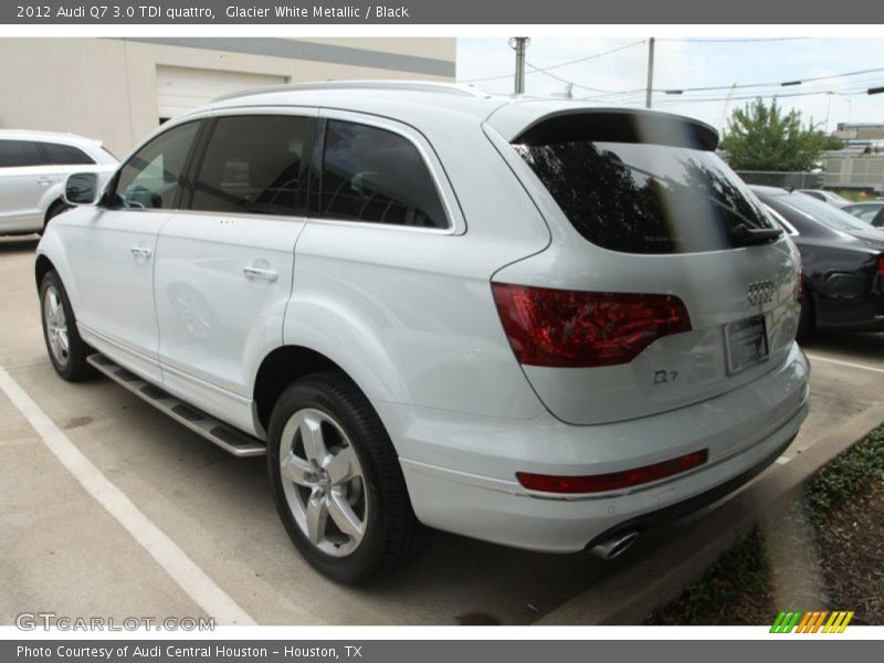 Glacier White Metallic / Black 2012 Audi Q7 3.0 TDI quattro