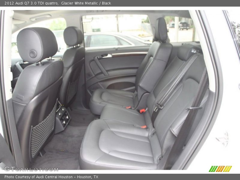 Glacier White Metallic / Black 2012 Audi Q7 3.0 TDI quattro