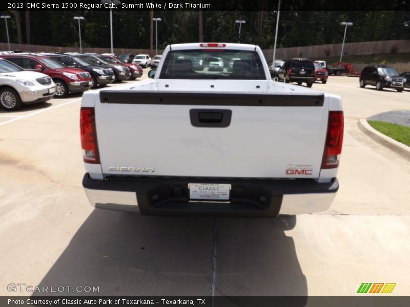 Summit White / Dark Titanium 2013 GMC Sierra 1500 Regular Cab