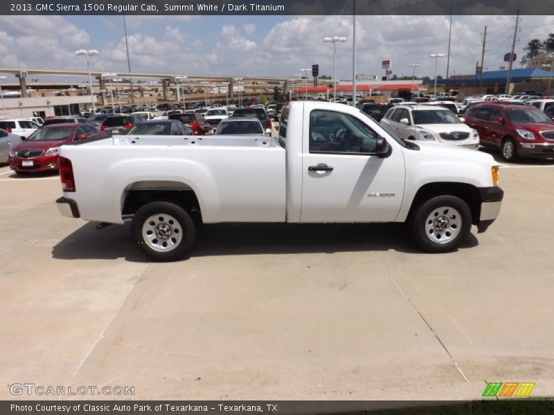 Summit White / Dark Titanium 2013 GMC Sierra 1500 Regular Cab