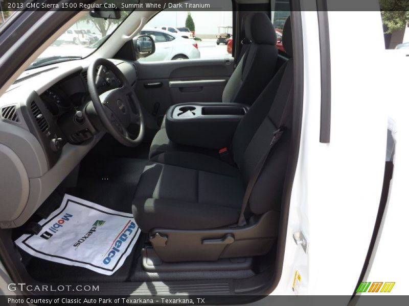 Summit White / Dark Titanium 2013 GMC Sierra 1500 Regular Cab