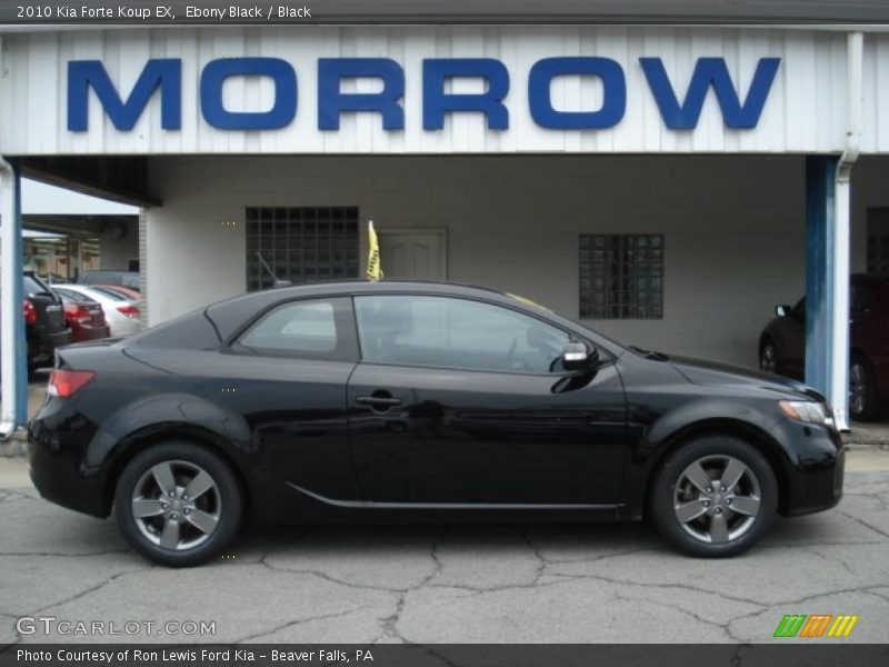 Ebony Black / Black 2010 Kia Forte Koup EX