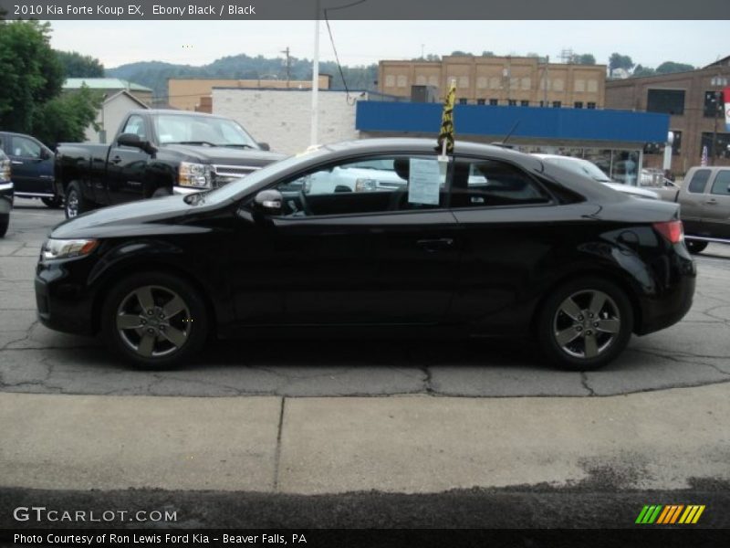 Ebony Black / Black 2010 Kia Forte Koup EX