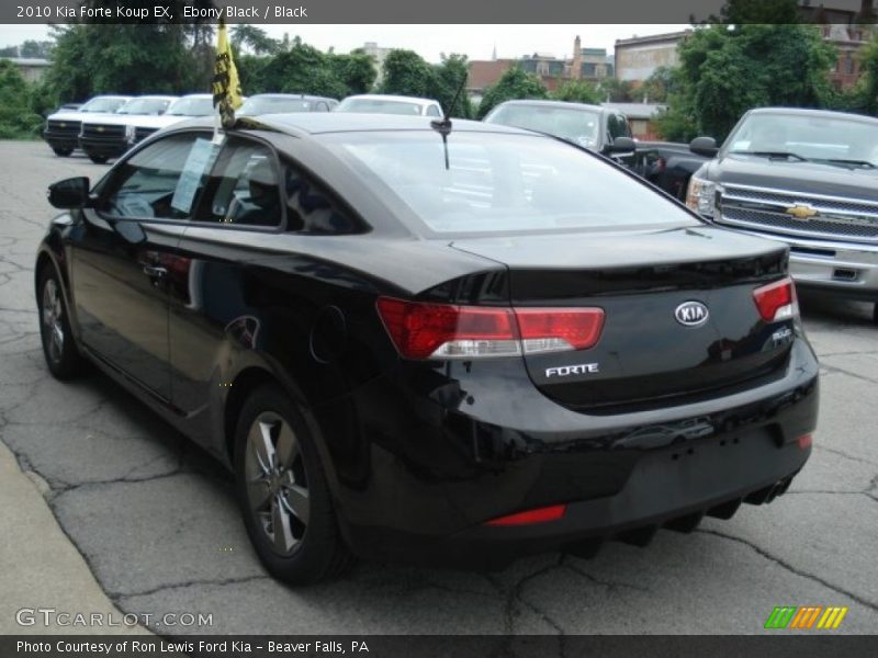Ebony Black / Black 2010 Kia Forte Koup EX