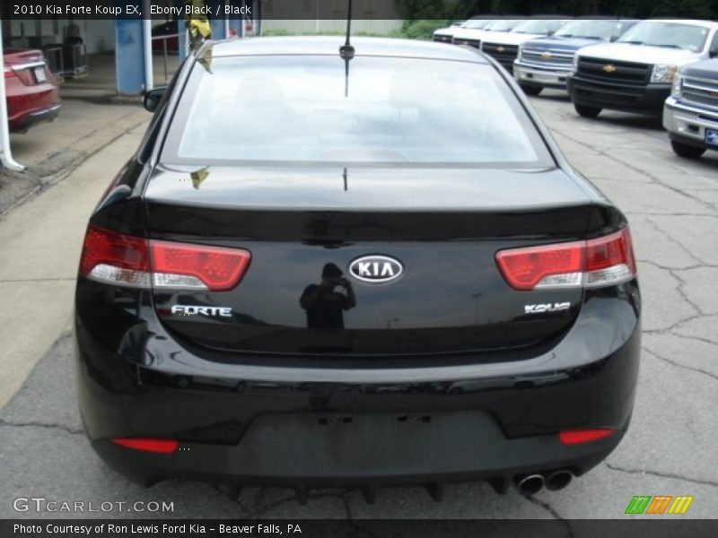 Ebony Black / Black 2010 Kia Forte Koup EX