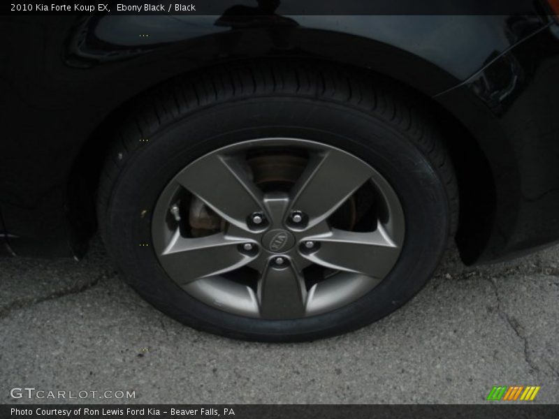 Ebony Black / Black 2010 Kia Forte Koup EX