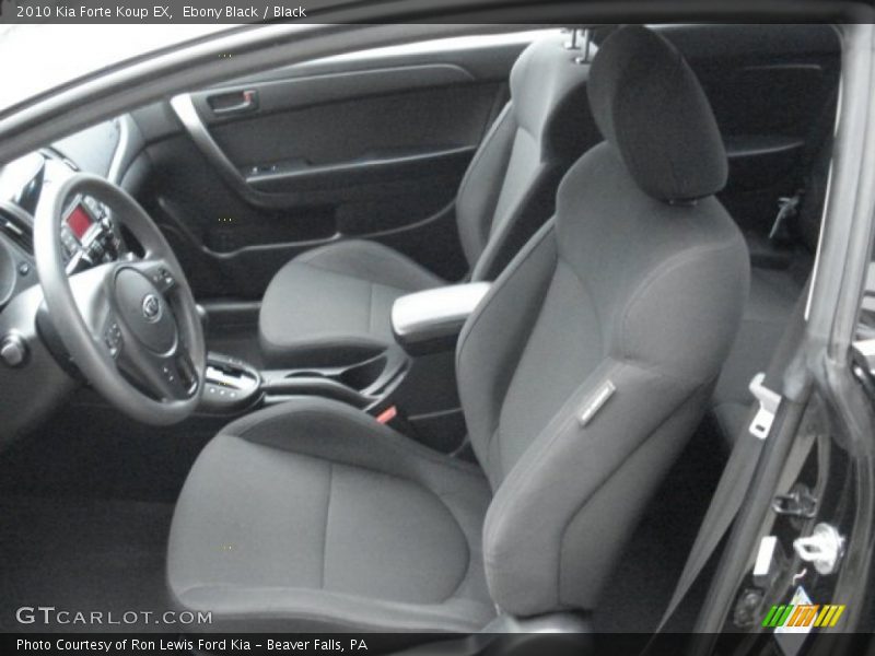 Ebony Black / Black 2010 Kia Forte Koup EX