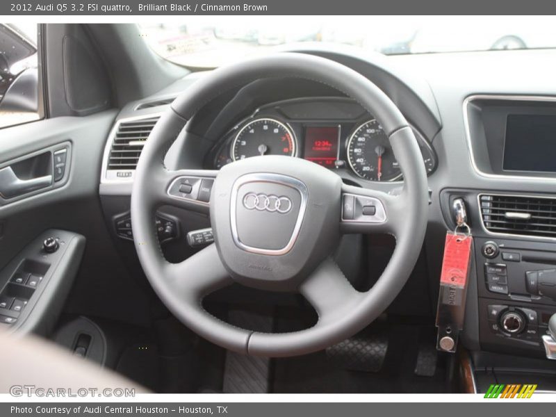 Brilliant Black / Cinnamon Brown 2012 Audi Q5 3.2 FSI quattro