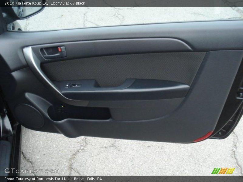 Ebony Black / Black 2010 Kia Forte Koup EX