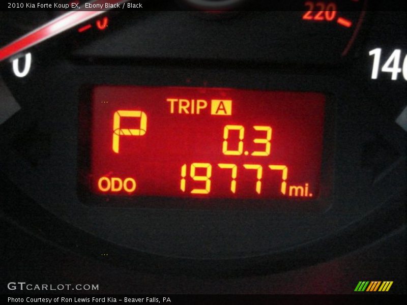 Ebony Black / Black 2010 Kia Forte Koup EX