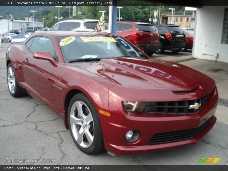 Red Jewel Tintcoat / Black 2010 Chevrolet Camaro SS/RS Coupe