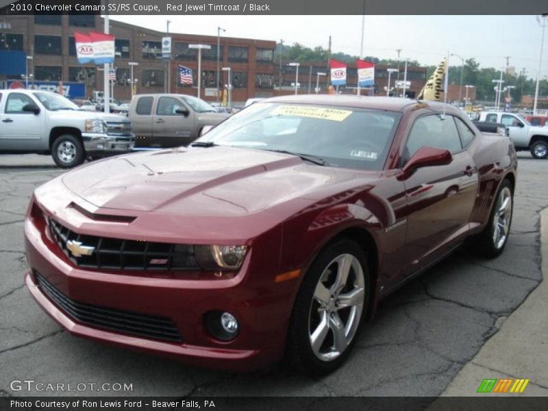 Red Jewel Tintcoat / Black 2010 Chevrolet Camaro SS/RS Coupe