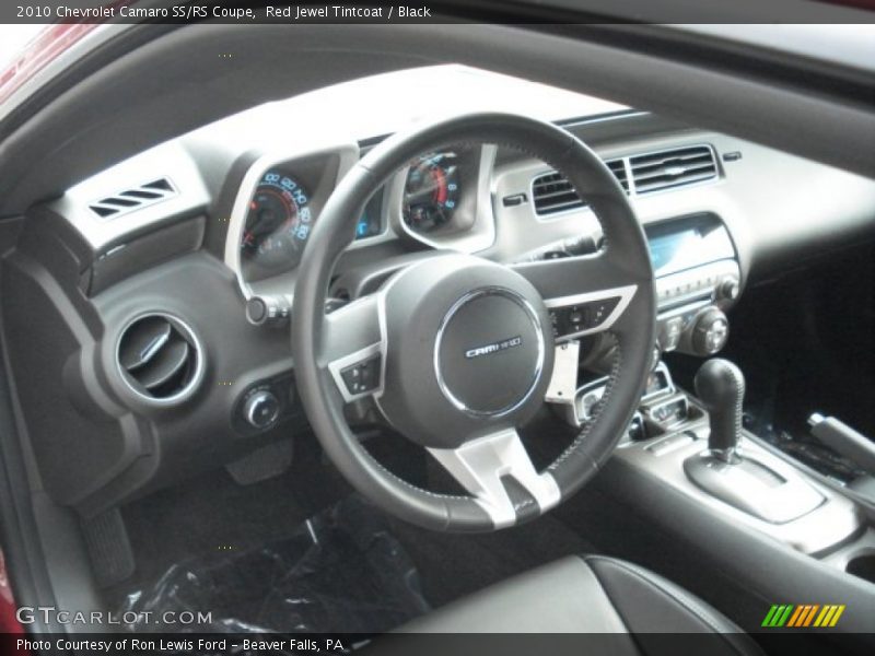 Red Jewel Tintcoat / Black 2010 Chevrolet Camaro SS/RS Coupe
