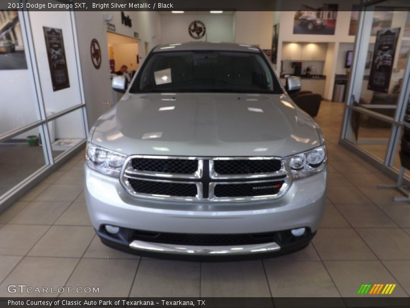 Bright Silver Metallic / Black 2013 Dodge Durango SXT