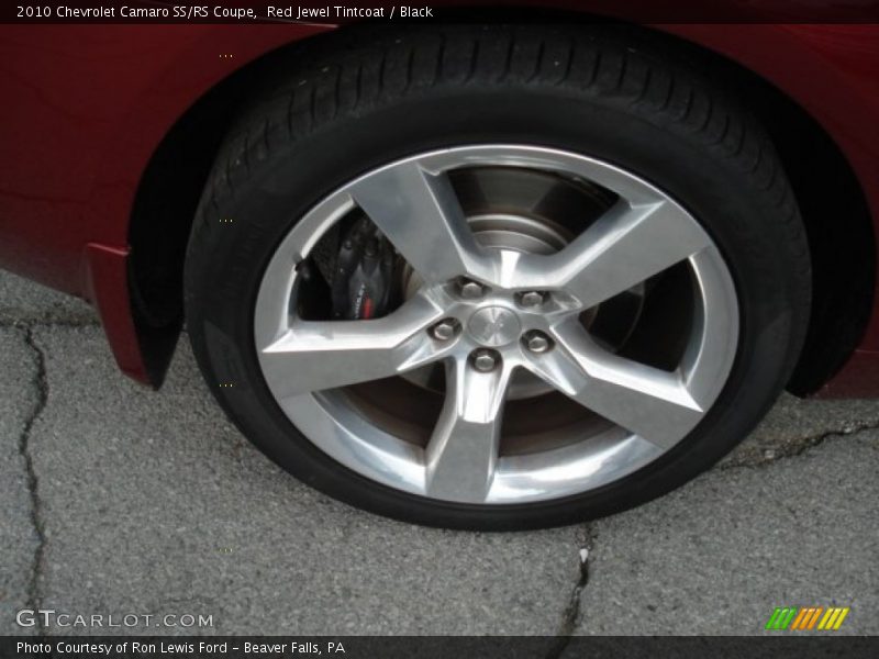 Red Jewel Tintcoat / Black 2010 Chevrolet Camaro SS/RS Coupe
