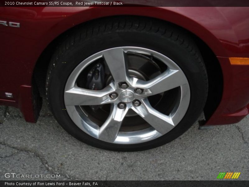 Red Jewel Tintcoat / Black 2010 Chevrolet Camaro SS/RS Coupe