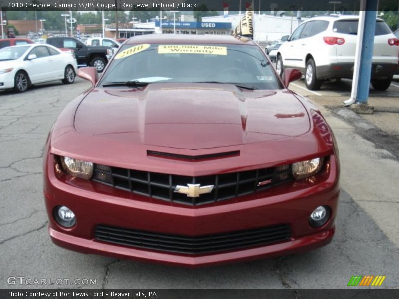 Red Jewel Tintcoat / Black 2010 Chevrolet Camaro SS/RS Coupe