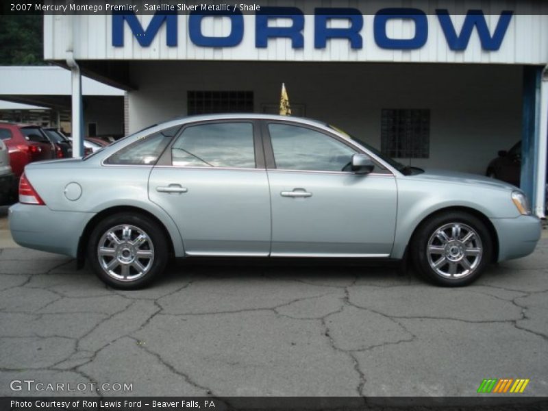 Satellite Silver Metallic / Shale 2007 Mercury Montego Premier