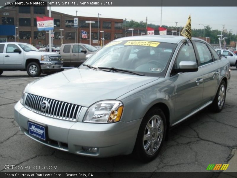 Satellite Silver Metallic / Shale 2007 Mercury Montego Premier