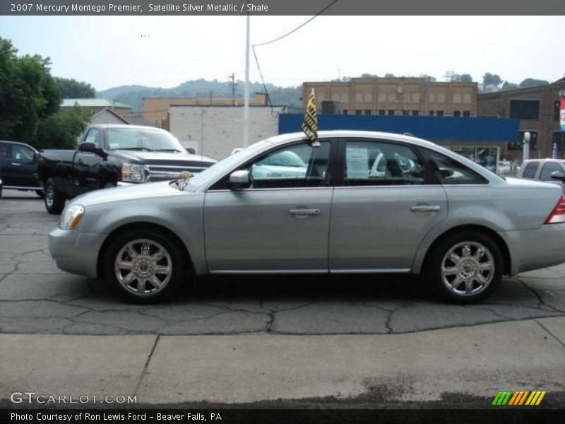 Satellite Silver Metallic / Shale 2007 Mercury Montego Premier