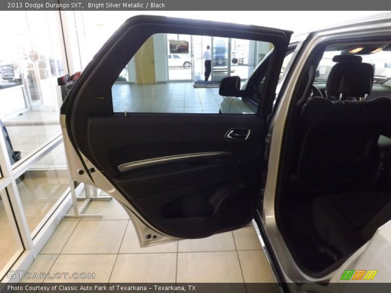 Bright Silver Metallic / Black 2013 Dodge Durango SXT