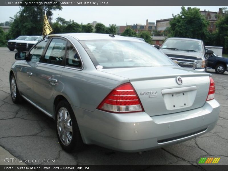 Satellite Silver Metallic / Shale 2007 Mercury Montego Premier