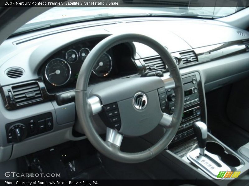 Satellite Silver Metallic / Shale 2007 Mercury Montego Premier