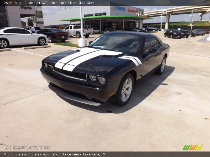 Pitch Black / Dark Slate Gray 2012 Dodge Challenger SXT