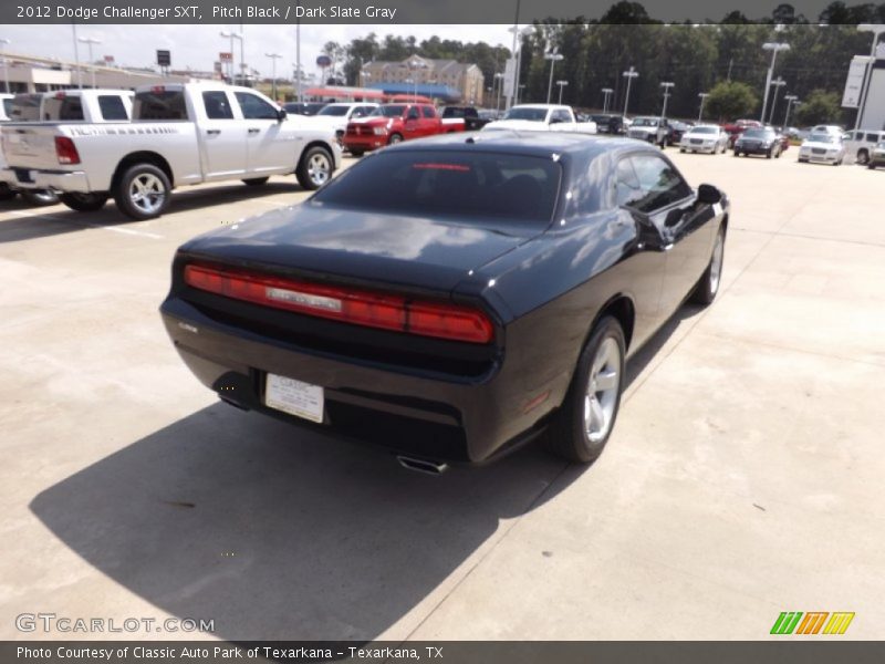 Pitch Black / Dark Slate Gray 2012 Dodge Challenger SXT