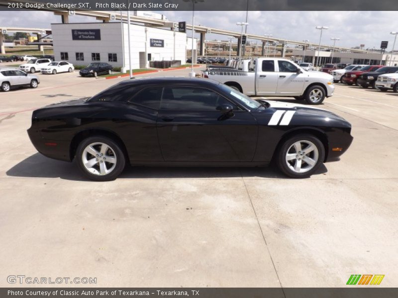 Pitch Black / Dark Slate Gray 2012 Dodge Challenger SXT