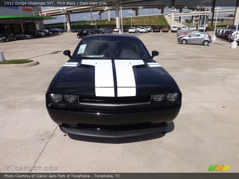 Pitch Black / Dark Slate Gray 2012 Dodge Challenger SXT