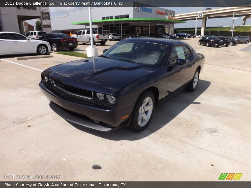 Blackberry Pearl / Dark Slate Gray 2012 Dodge Challenger SXT