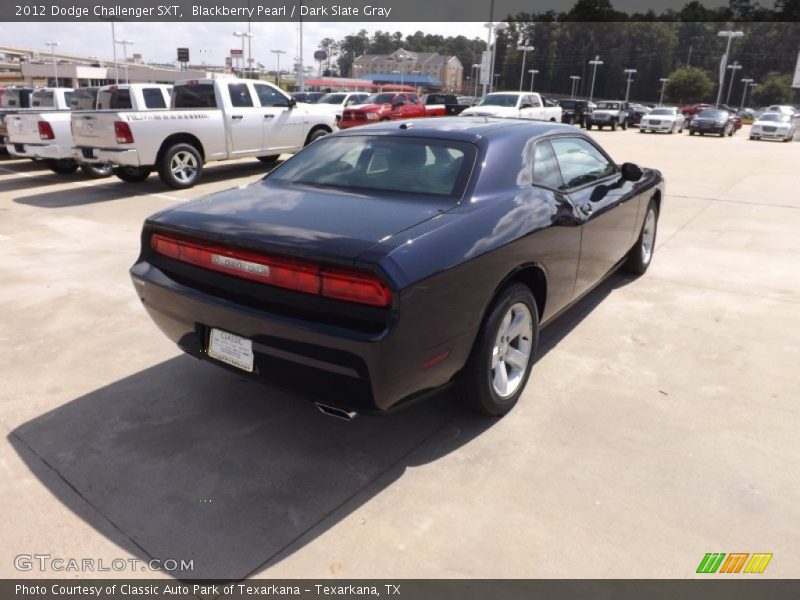 Blackberry Pearl / Dark Slate Gray 2012 Dodge Challenger SXT