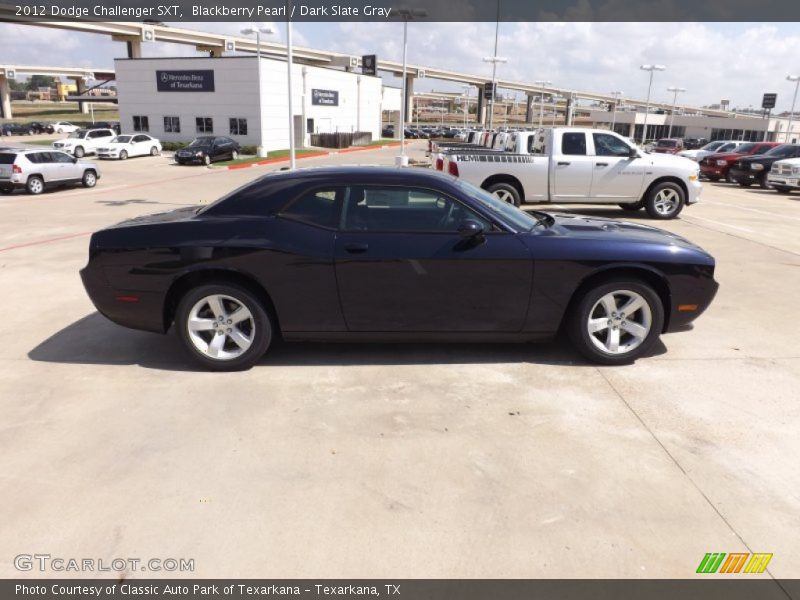 Blackberry Pearl / Dark Slate Gray 2012 Dodge Challenger SXT