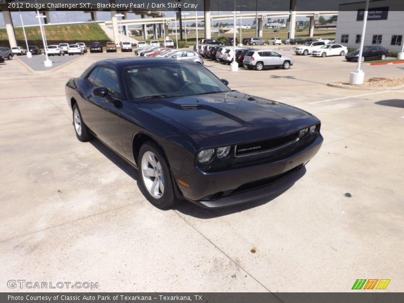 Blackberry Pearl / Dark Slate Gray 2012 Dodge Challenger SXT
