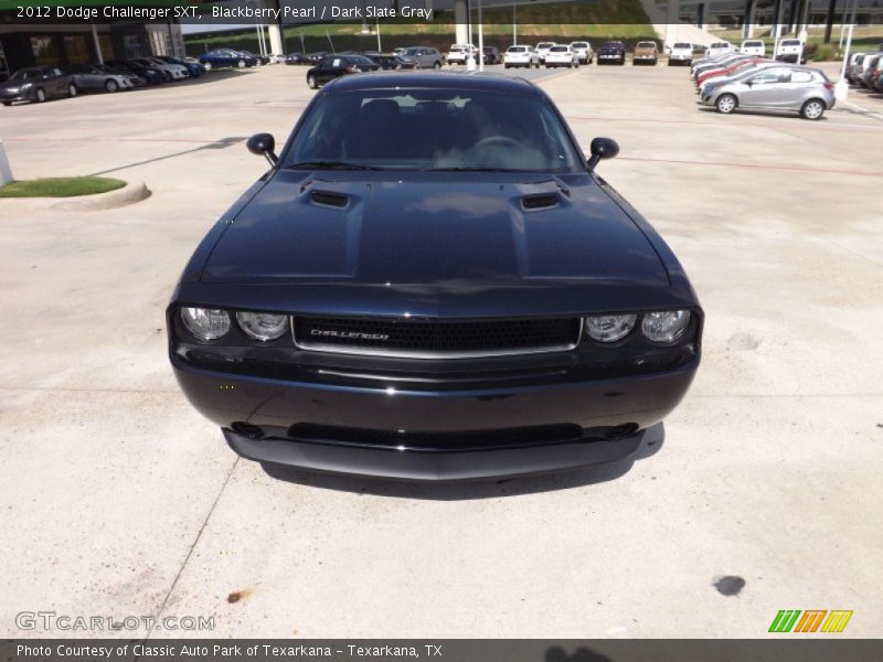 Blackberry Pearl / Dark Slate Gray 2012 Dodge Challenger SXT