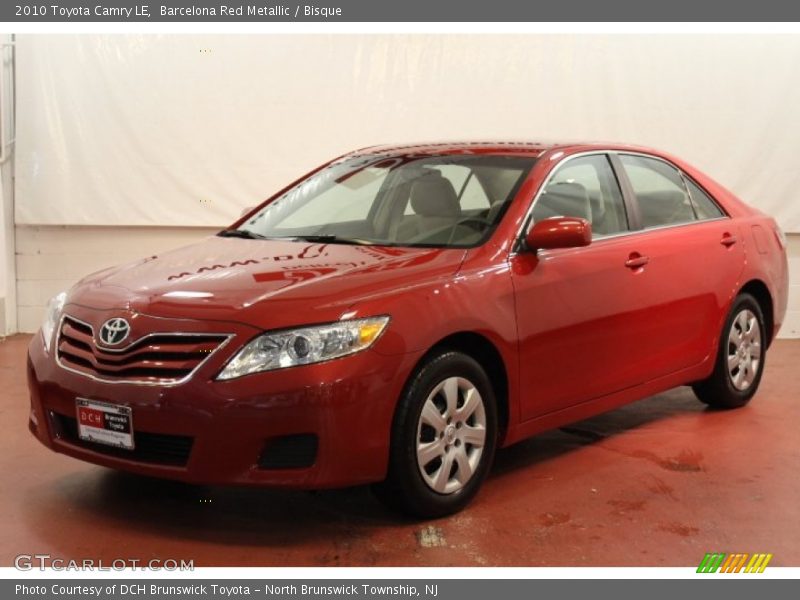 Barcelona Red Metallic / Bisque 2010 Toyota Camry LE