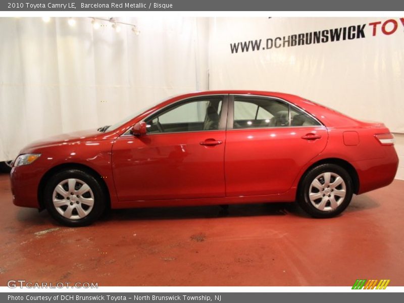 Barcelona Red Metallic / Bisque 2010 Toyota Camry LE