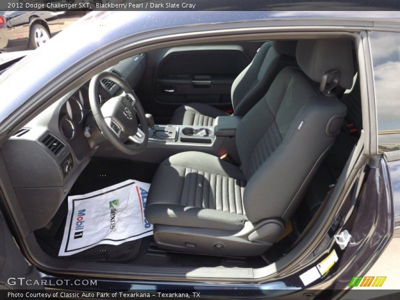 Blackberry Pearl / Dark Slate Gray 2012 Dodge Challenger SXT
