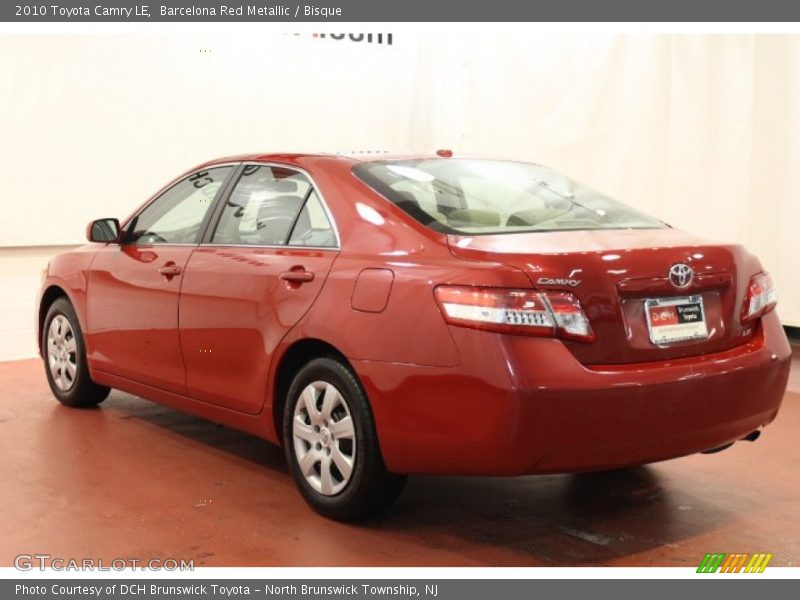 Barcelona Red Metallic / Bisque 2010 Toyota Camry LE