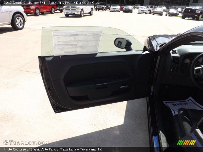 Blackberry Pearl / Dark Slate Gray 2012 Dodge Challenger SXT