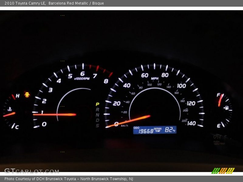 Barcelona Red Metallic / Bisque 2010 Toyota Camry LE