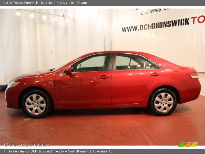 Barcelona Red Metallic / Bisque 2010 Toyota Camry LE