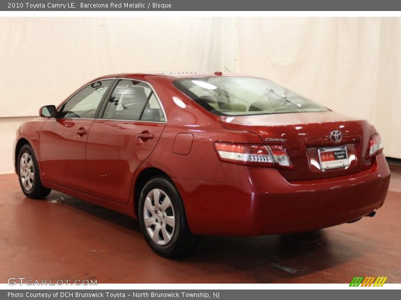 Barcelona Red Metallic / Bisque 2010 Toyota Camry LE